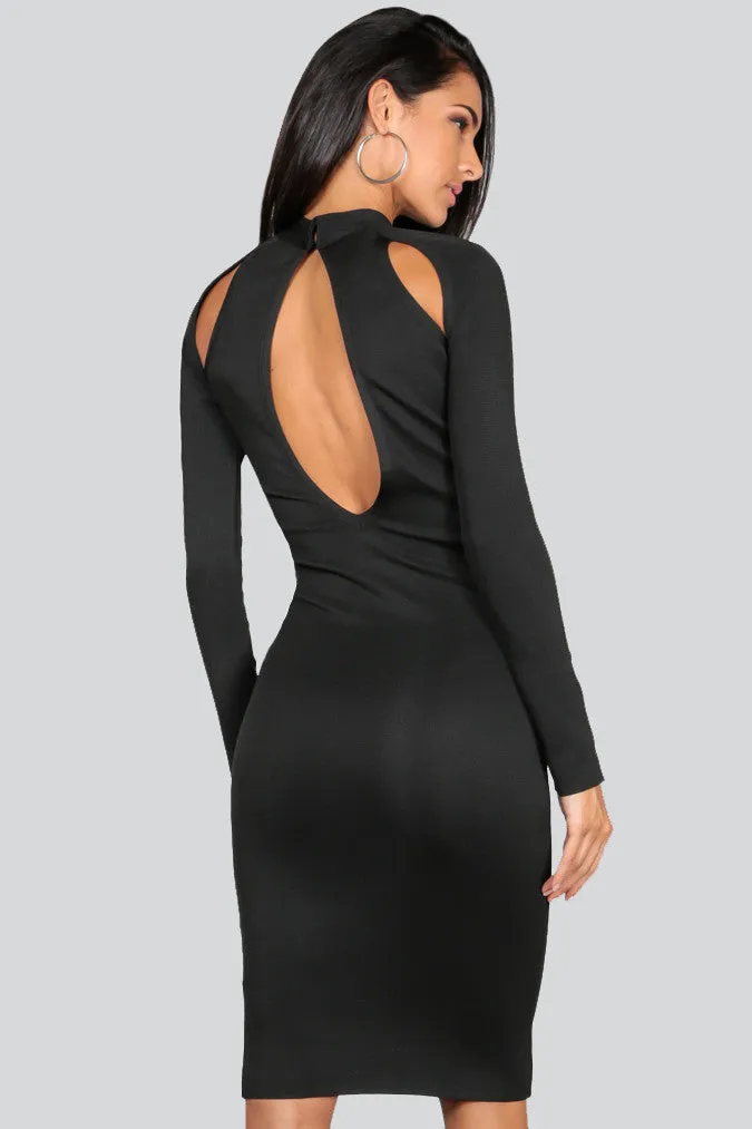 Ella Teardrop Bandage Dress