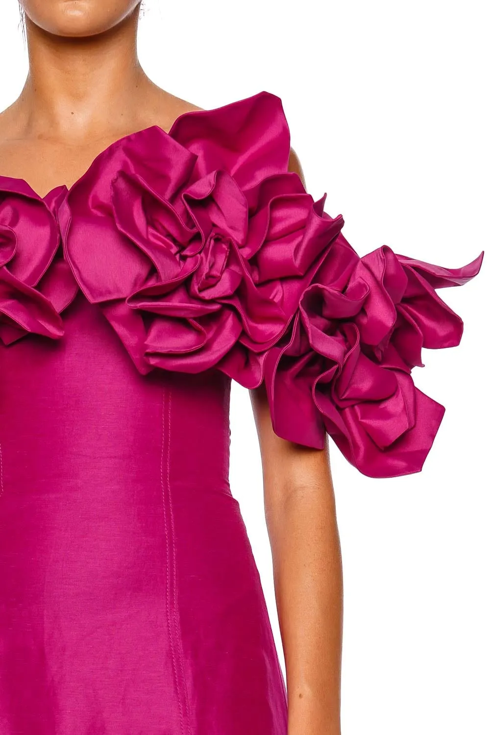 Etta Floral Off Shoulder Gown