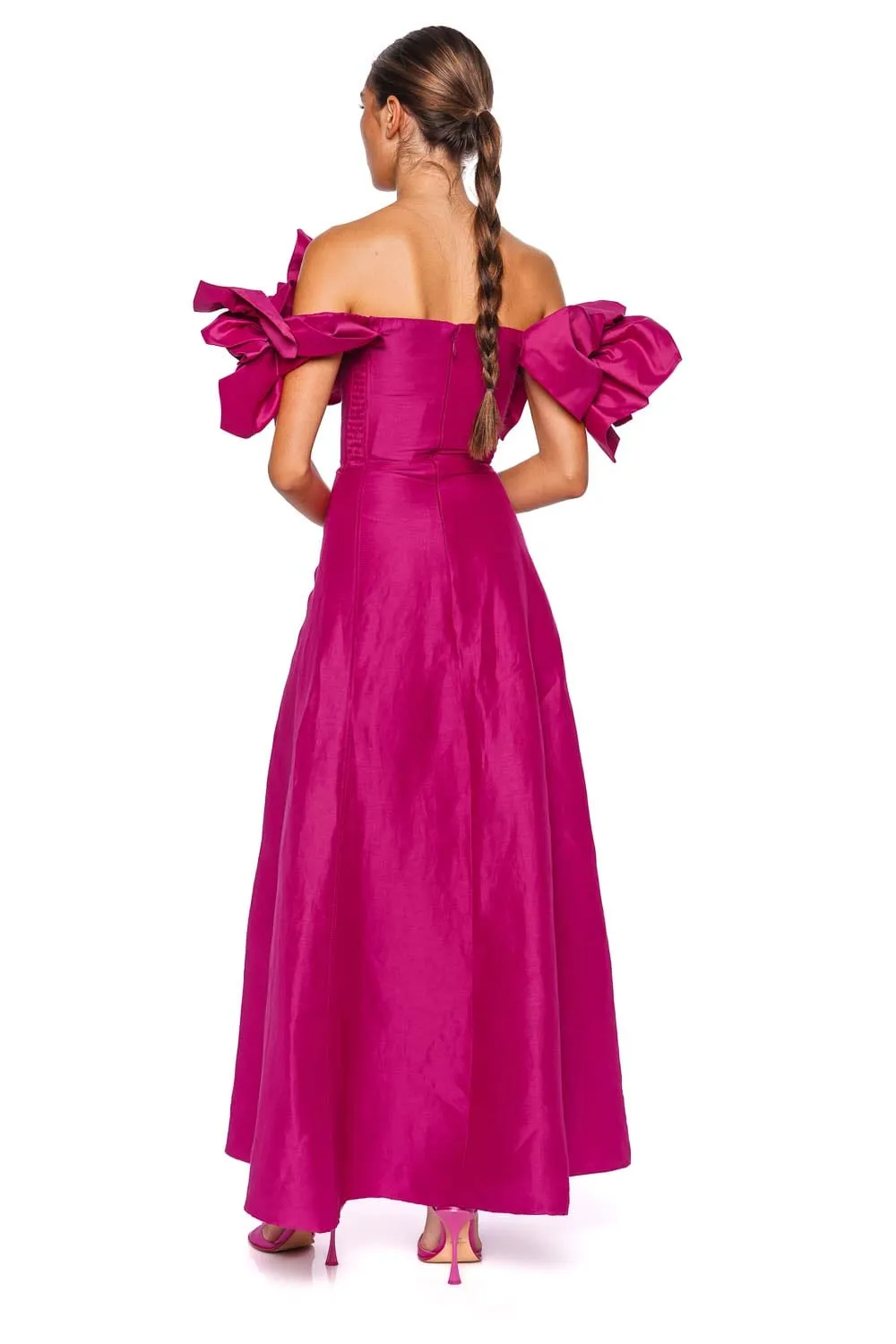 Etta Floral Off Shoulder Gown