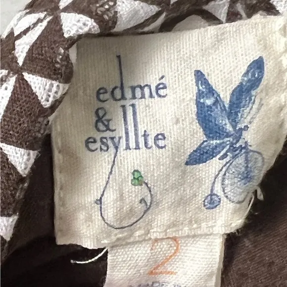 EUC Anthro Edme &amp; Esyllte Annona Fit &amp; Flare Dress, Size 2