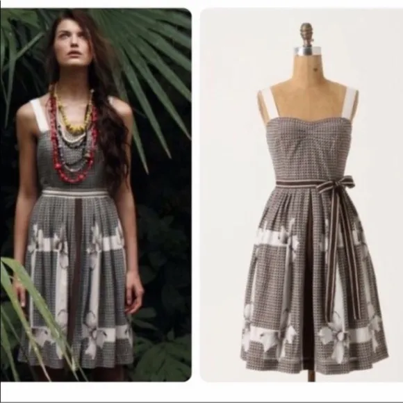 EUC Anthro Edme &amp; Esyllte Annona Fit &amp; Flare Dress, Size 2