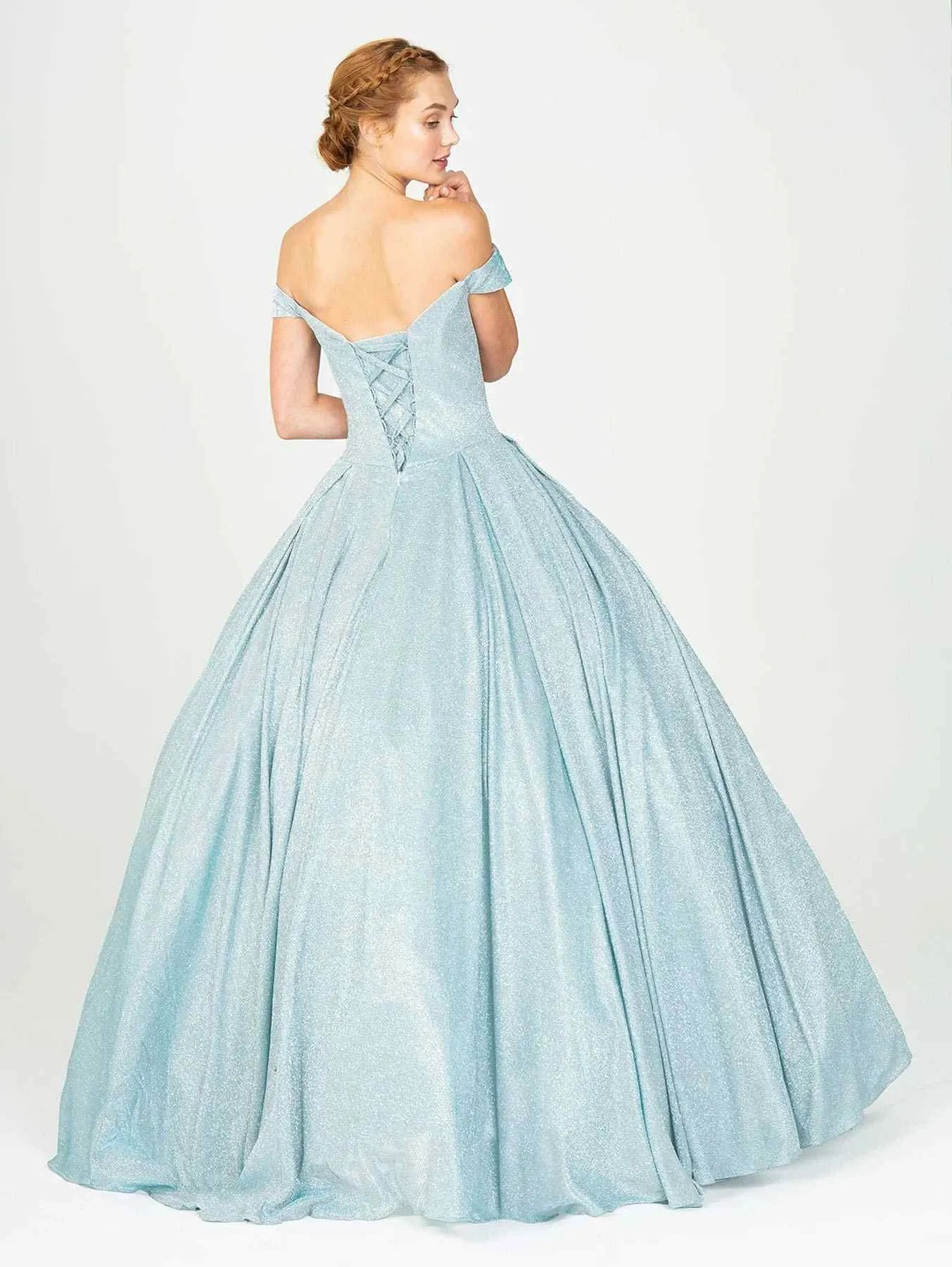 Eureka 9677 Quinceanera Dress Off the Shoulder Ruffled