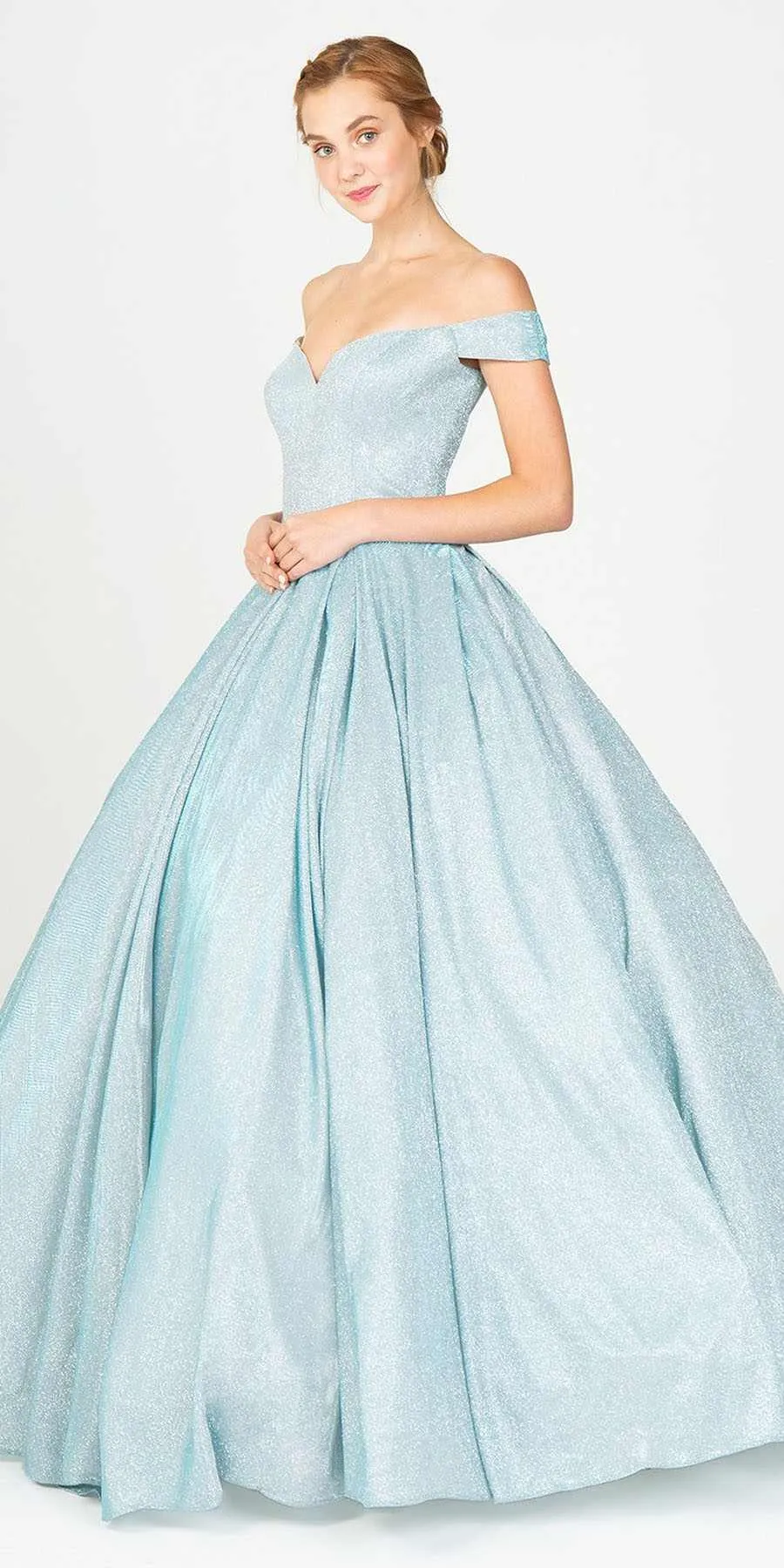 Eureka 9677 Quinceanera Dress Off the Shoulder Ruffled