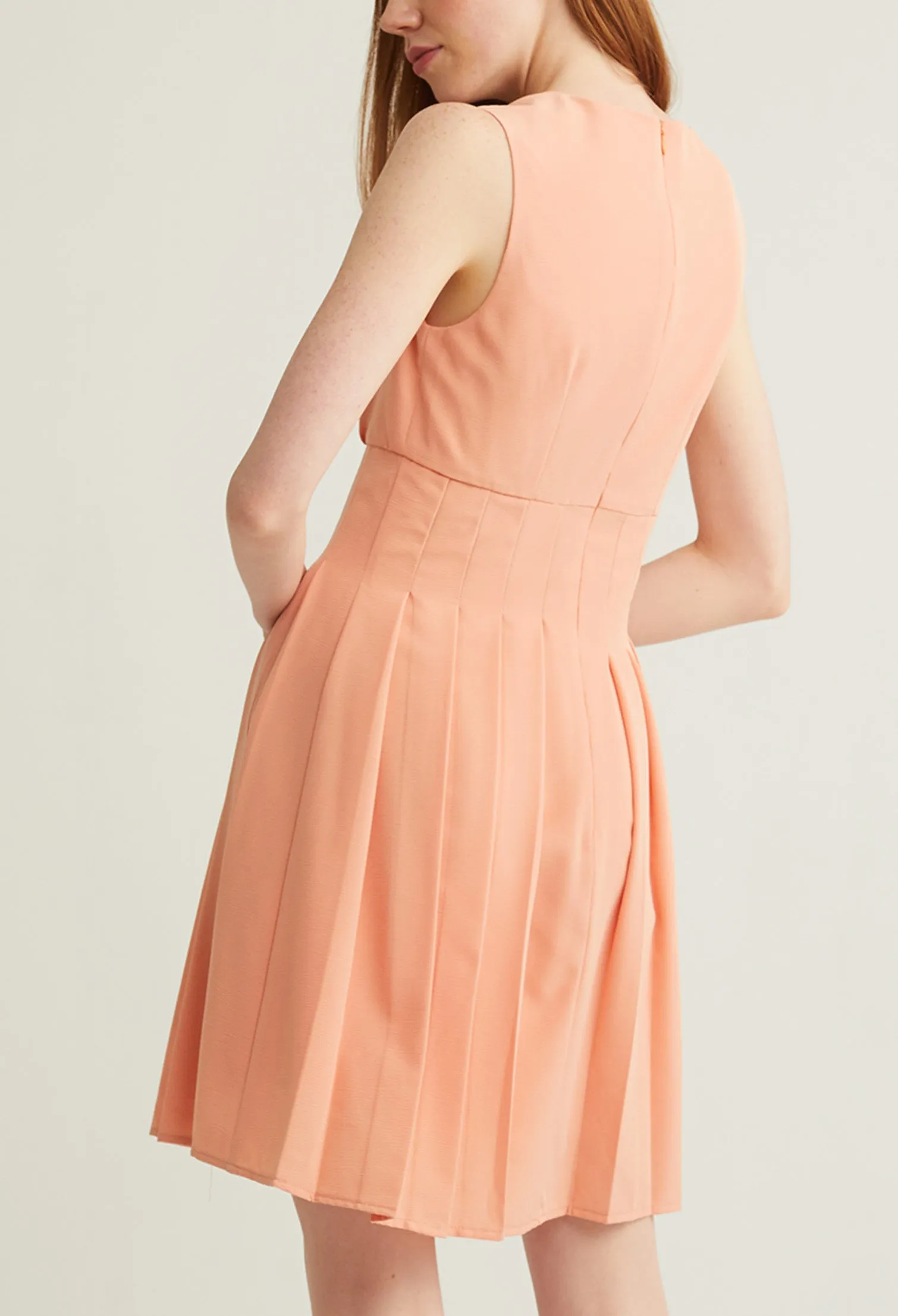 Formal Cinched Waist A-Line Dress