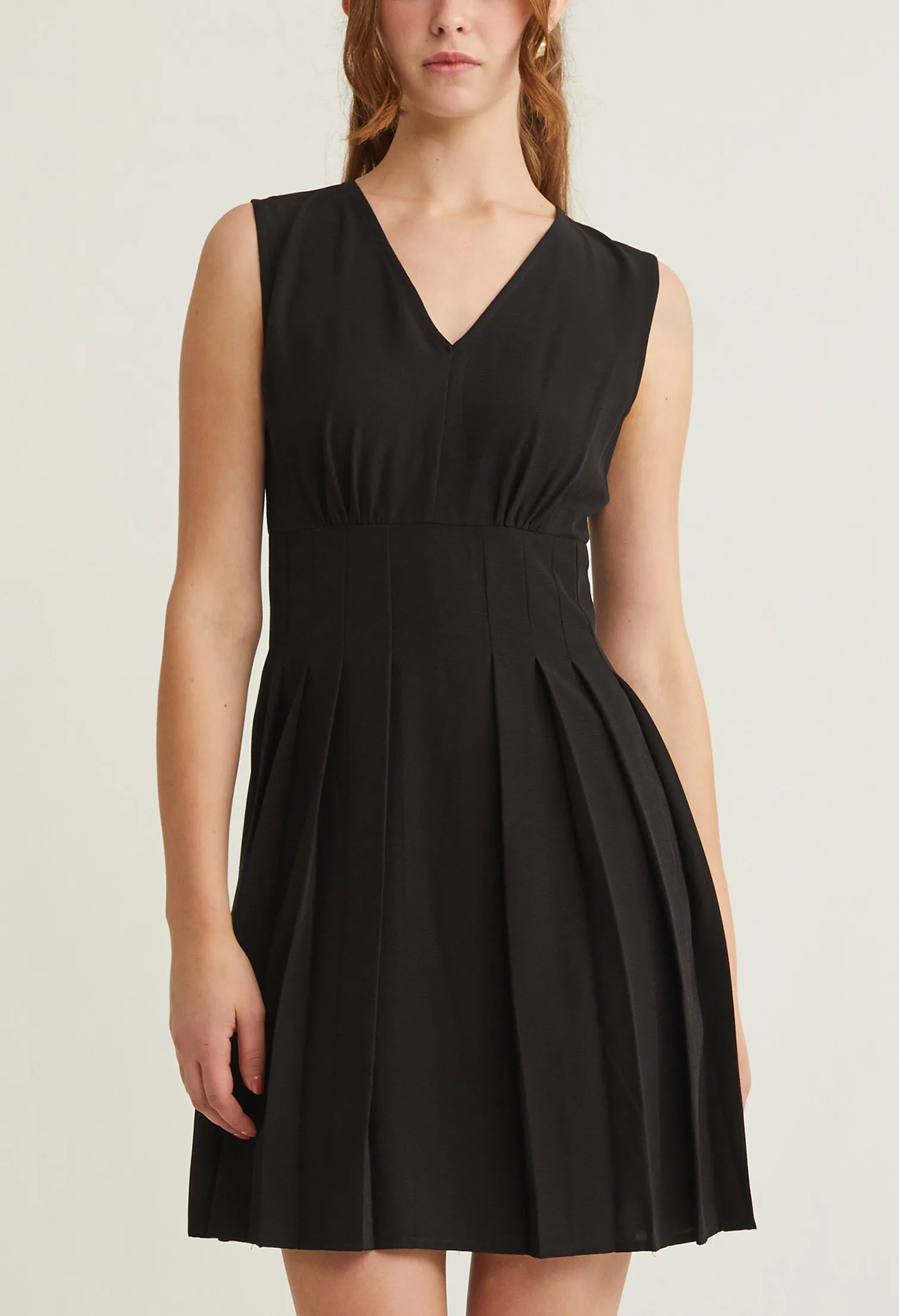 Formal Cinched Waist A-Line Dress