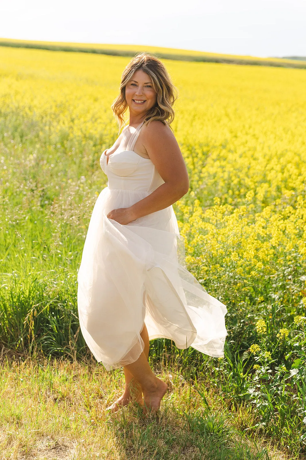 Gabby Layered Gossamer Dress