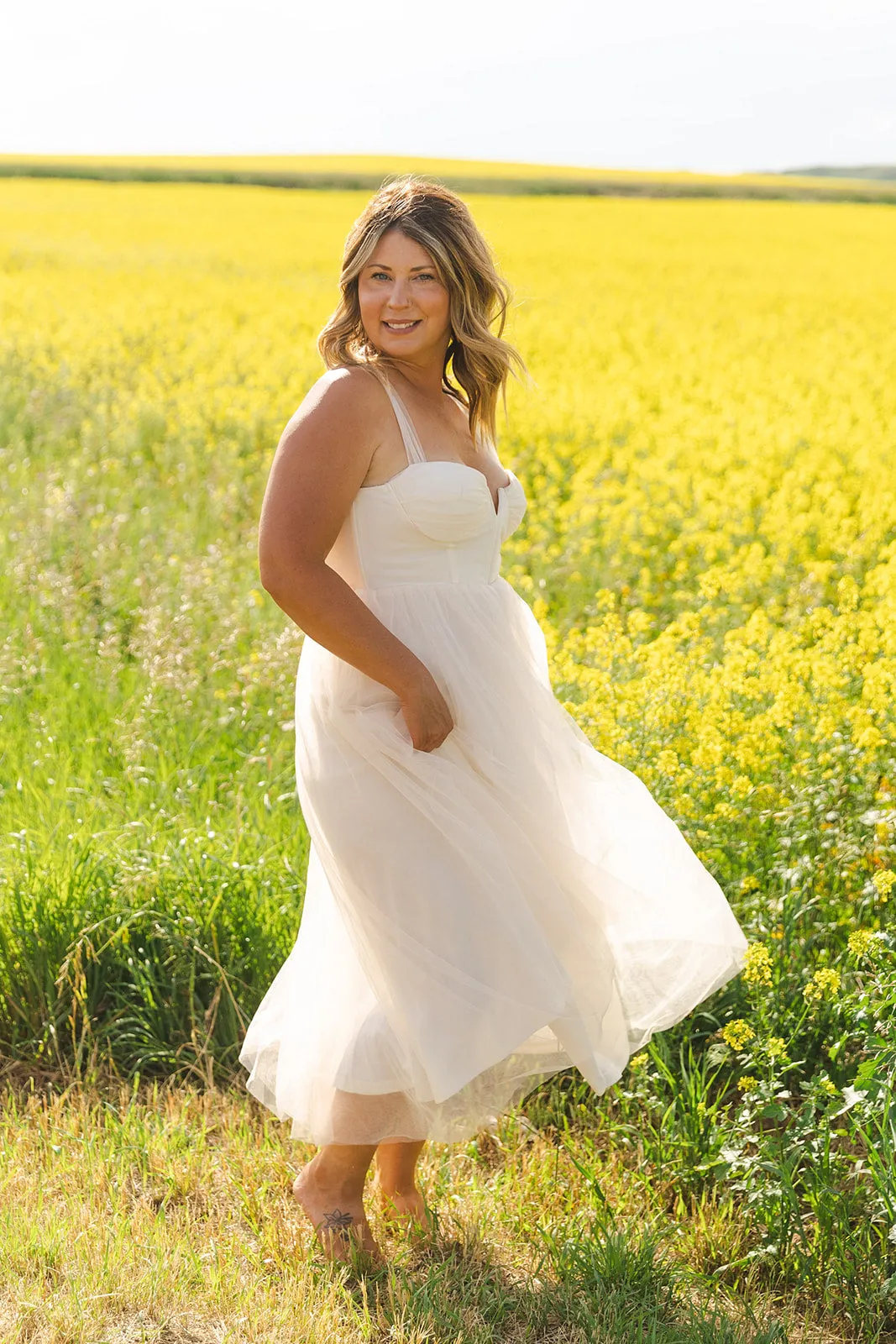 Gabby Layered Gossamer Dress