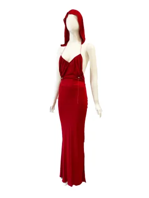 GALLIANO Hooded Gown