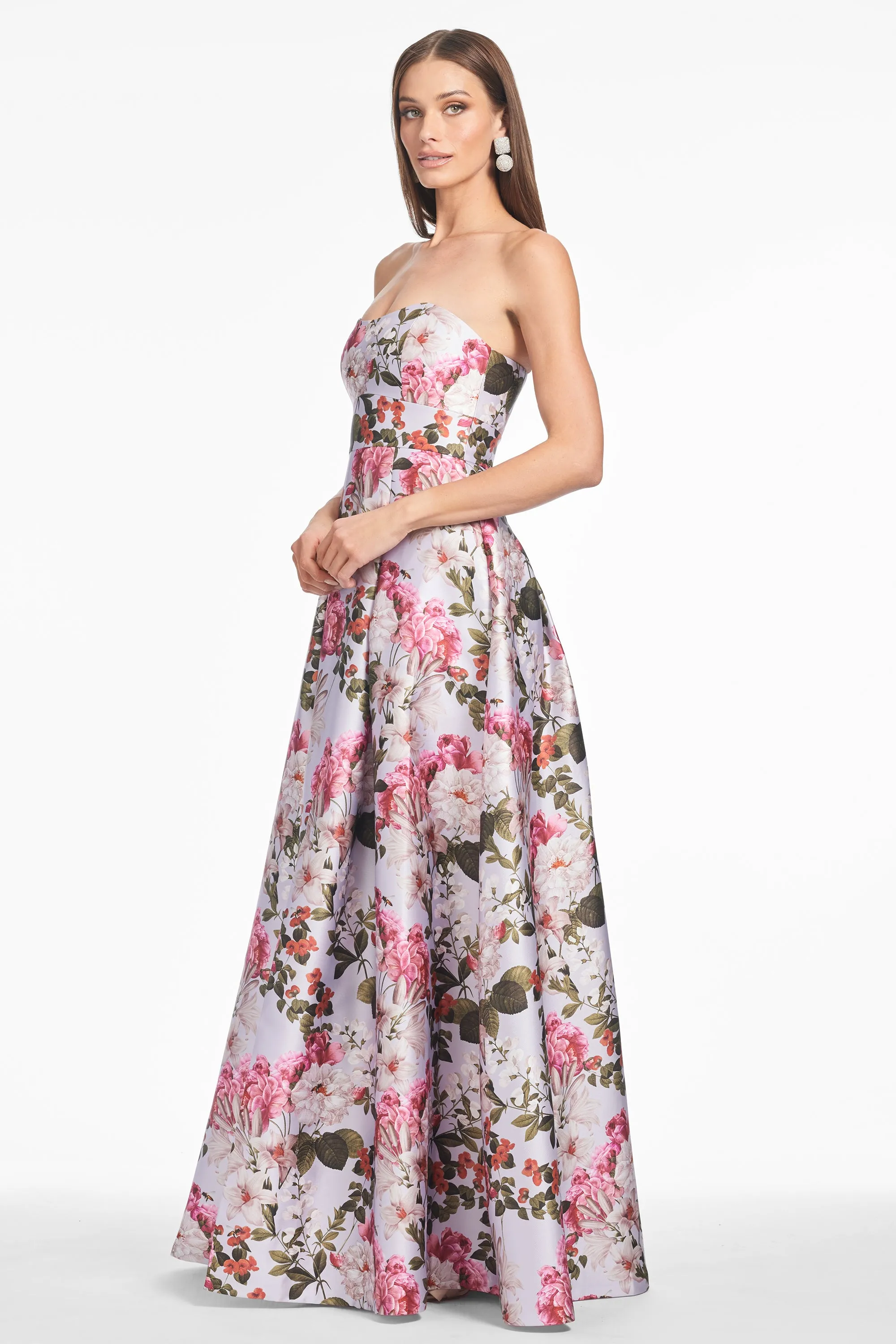 GIOVANNA GOWN - PERWINKLE AND PETALS