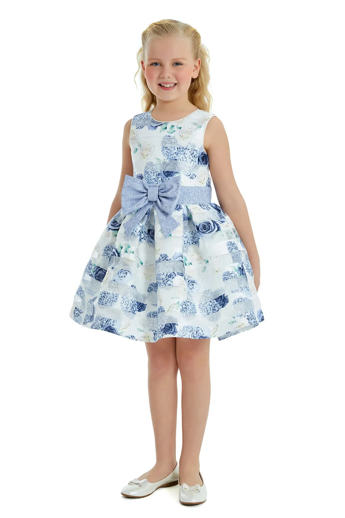 Girls Semi-Formal Dress Outfit with Bolero