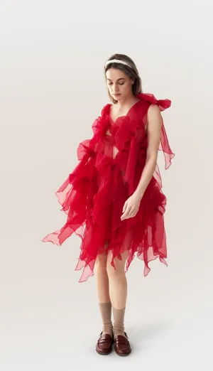 Gossamer Bow Drip Dress