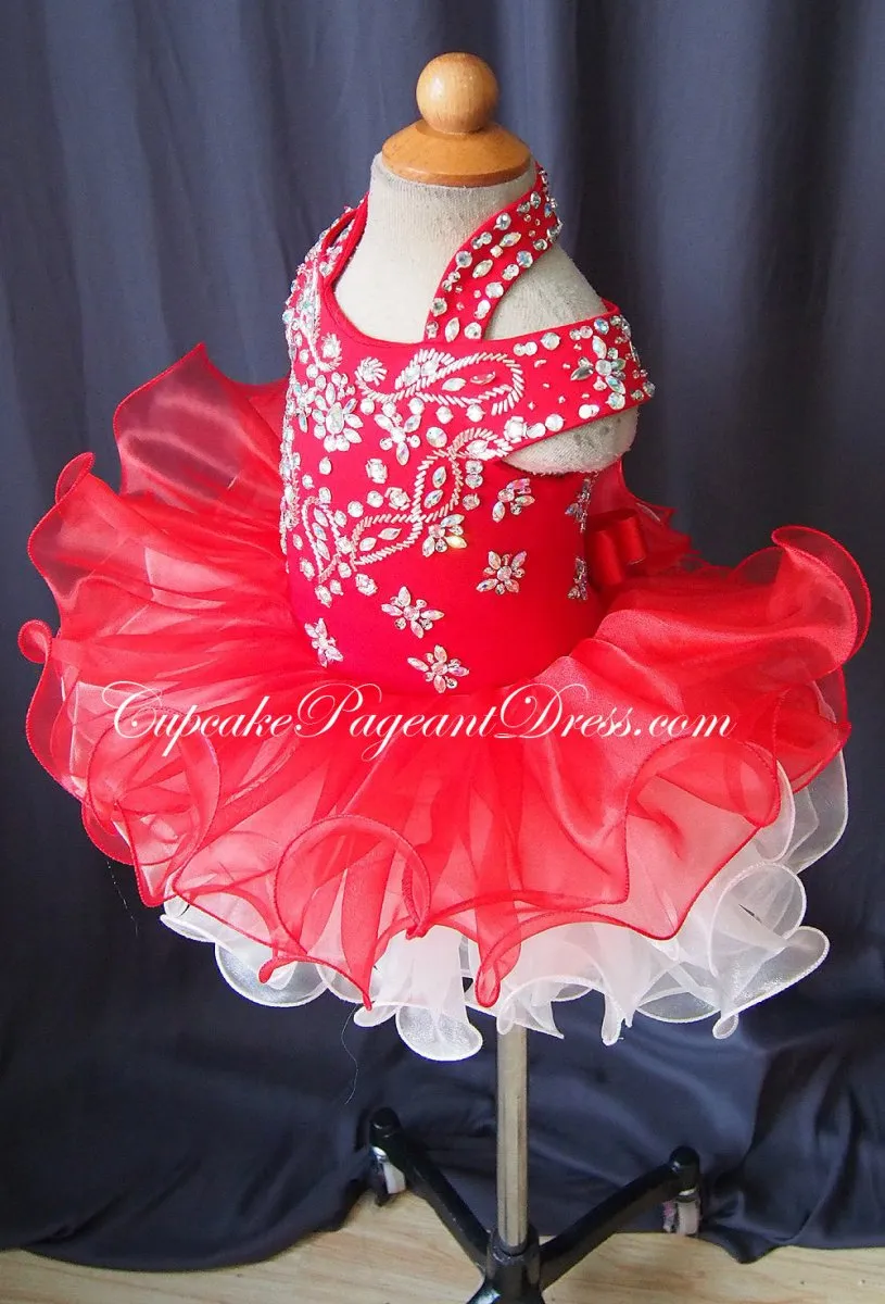 Halter Glitz Infant/toddler/baby/children/kids/newborn Girl's Pageant