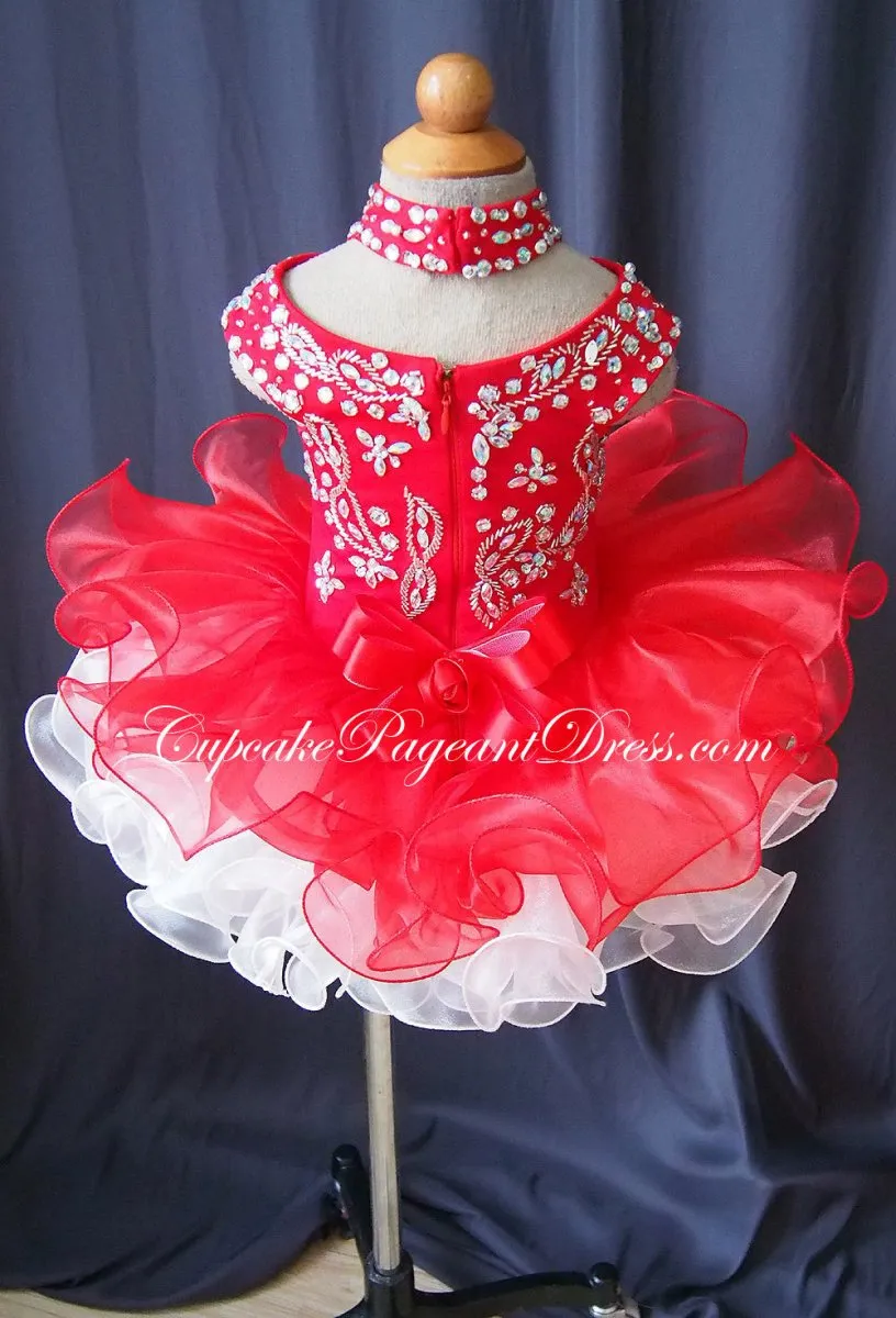 Halter Glitz Infant/toddler/baby/children/kids/newborn Girl's Pageant