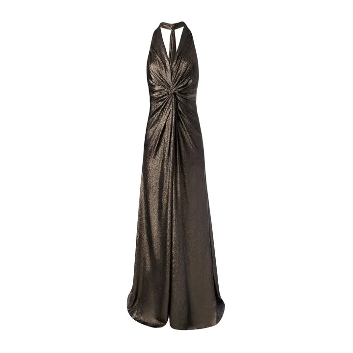 Halter Gown with Shawl