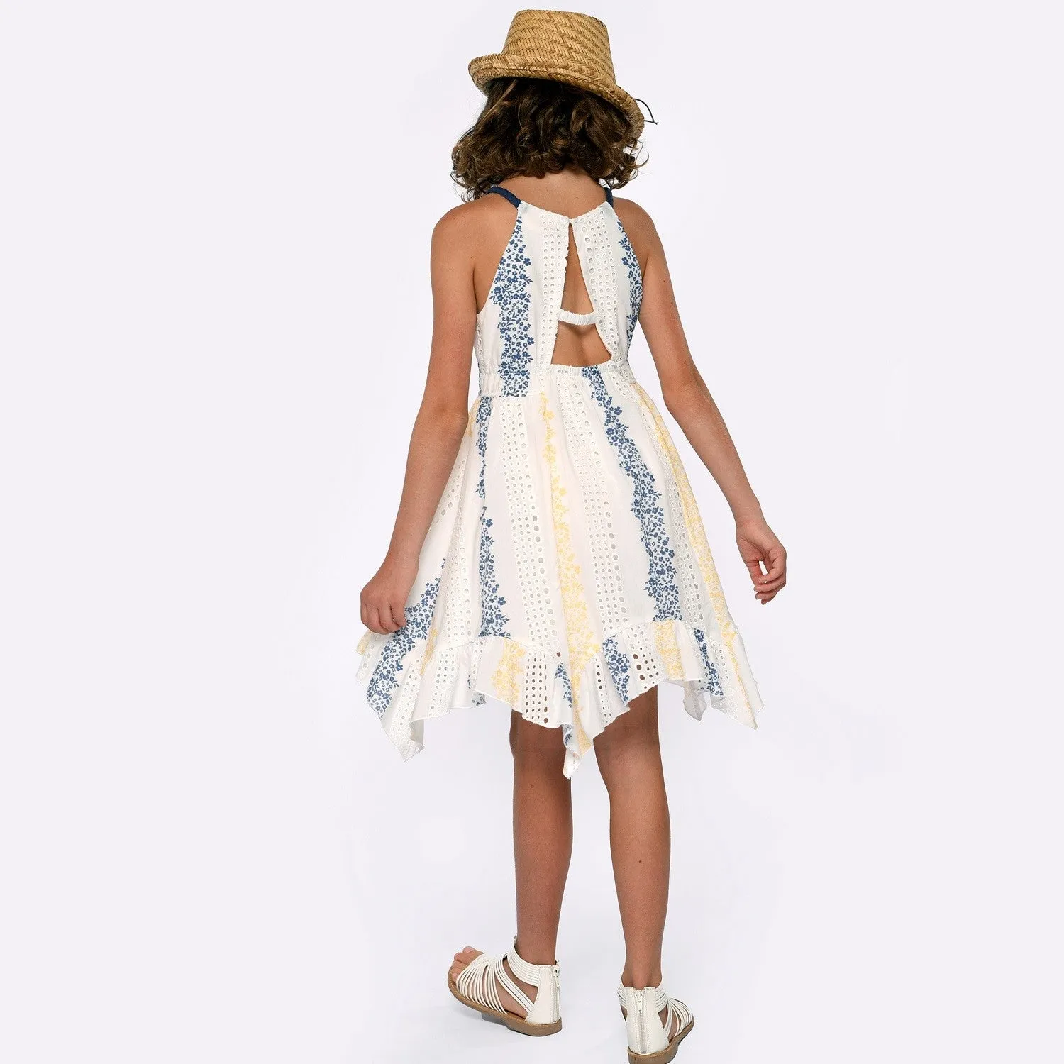 Hannah Banana Eyelet Dress
