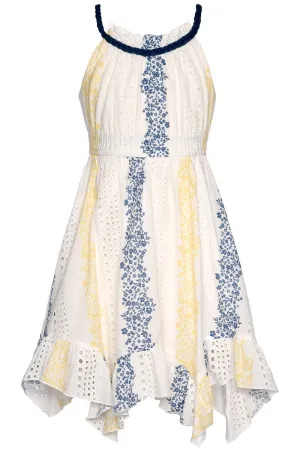 Hannah Banana Eyelet Dress