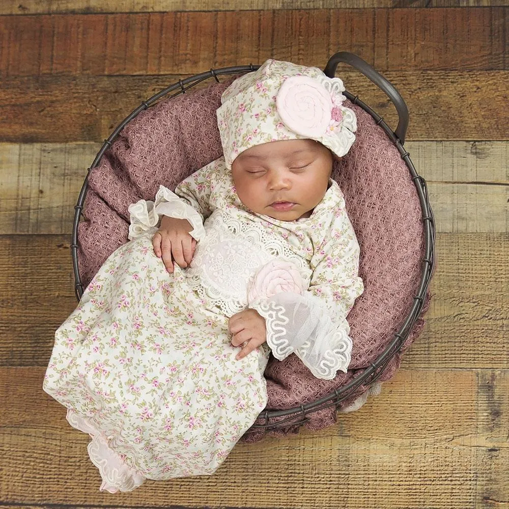 Haute Baby Mini Rose Gown