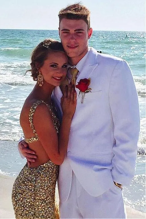 Illusion Neckline Rhinestones Prom Dresses Mermaid Skirt
