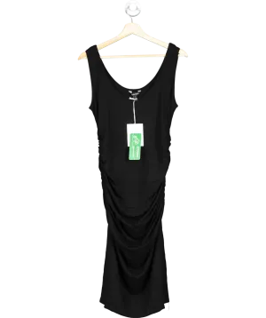Isabella Oliver Ellis Ruched Side Maternity Dress, Black Sz2 UK 10