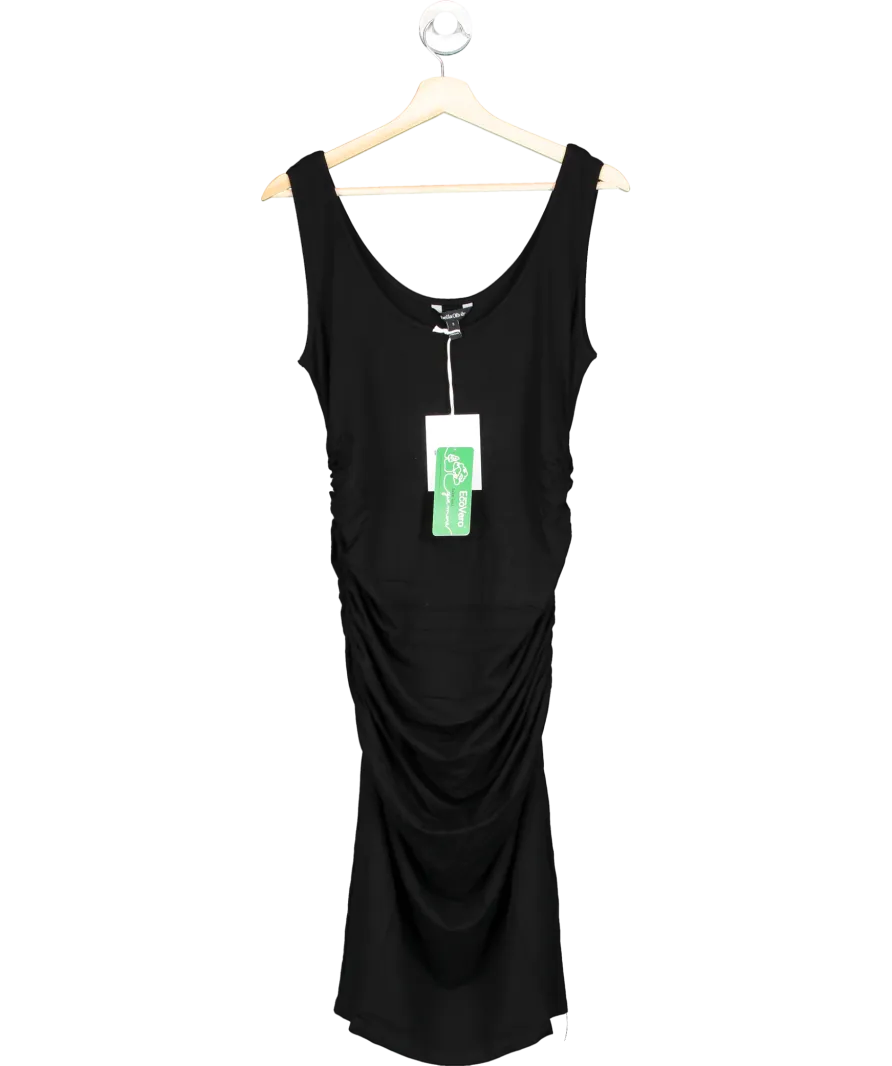 Isabella Oliver Ellis Ruched Side Maternity Dress, Black Sz2 UK 10