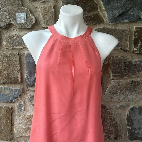 J. Crew 100% Dupioni Silk Swoop Cocktail Formal Shift Dress Peach Size 2