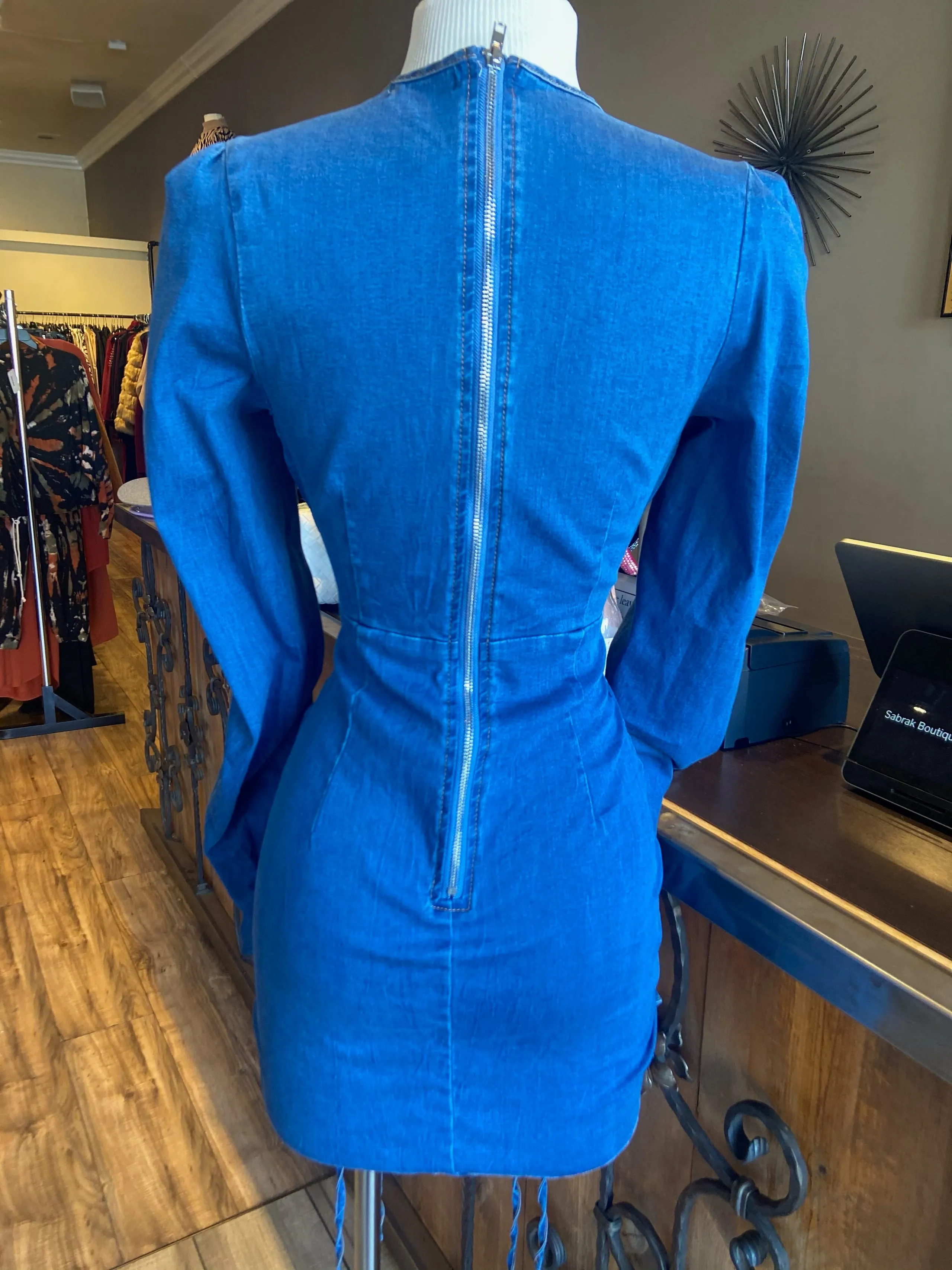 Jean Ruched Dress