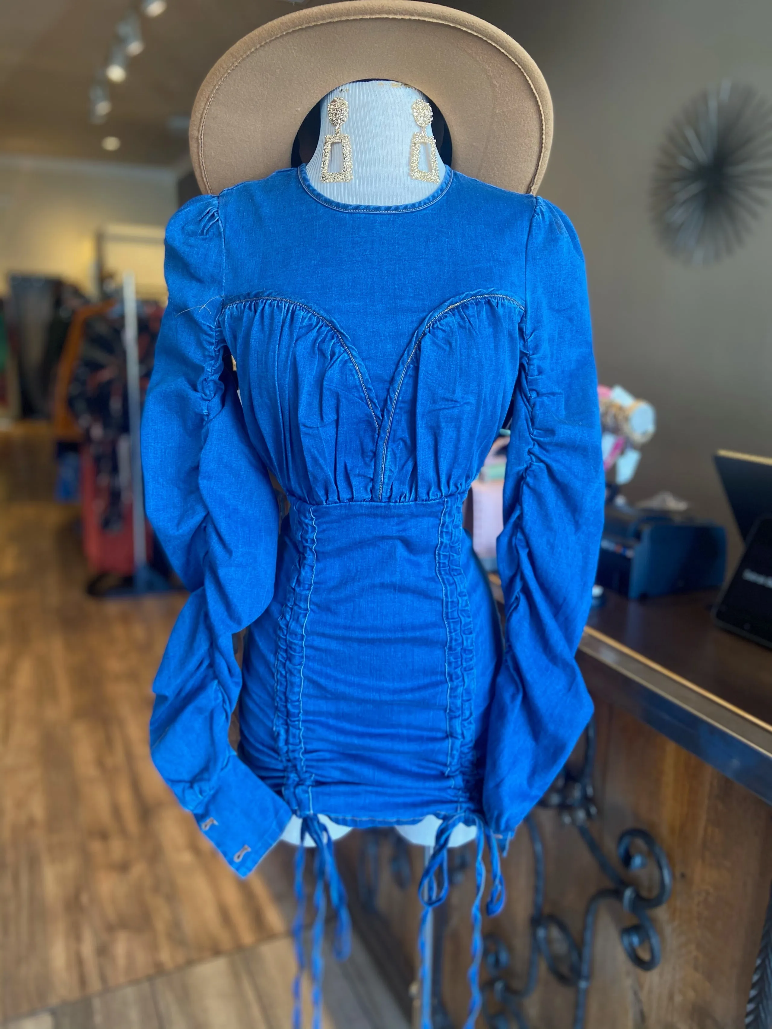 Jean Ruched Dress