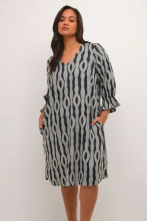 Kaffe Curve  - Kccarly Dress | Black Rope Print