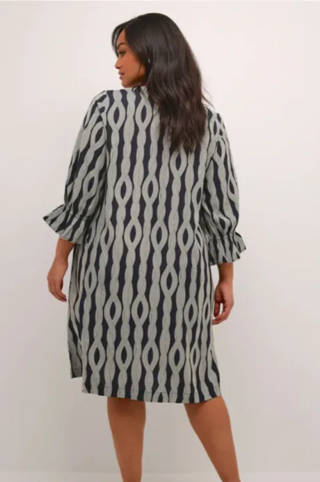 Kaffe Curve  - Kccarly Dress | Black Rope Print