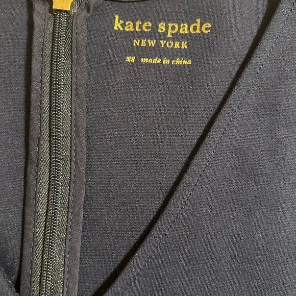 Kate Spade Navy Blue V-Neck Dress