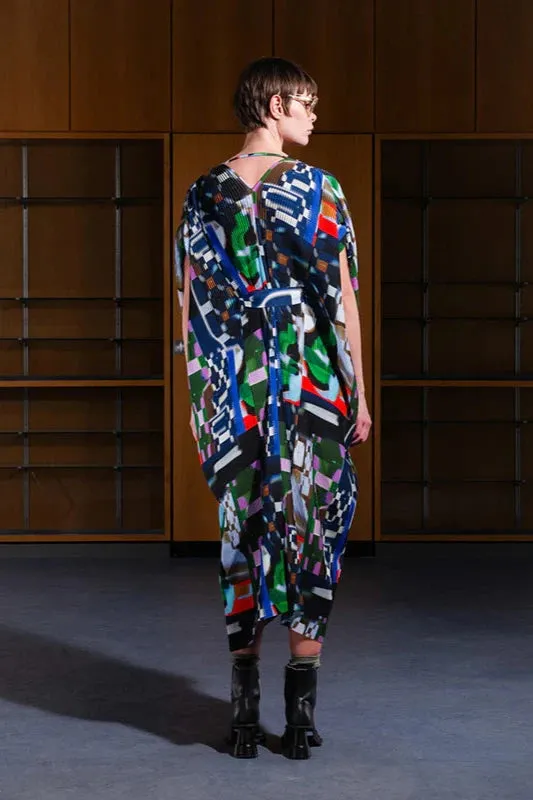 Knight Plisse Kaftan, Kaleidoscope Tetris