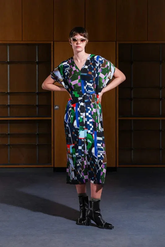 Knight Plisse Kaftan, Kaleidoscope Tetris