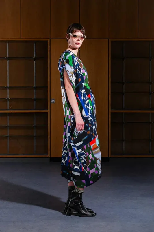 Knight Plisse Kaftan, Kaleidoscope Tetris
