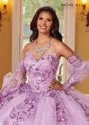 La Reina Glitter Tulle Ballgown