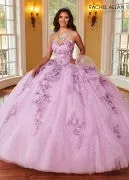 La Reina Glitter Tulle Ballgown