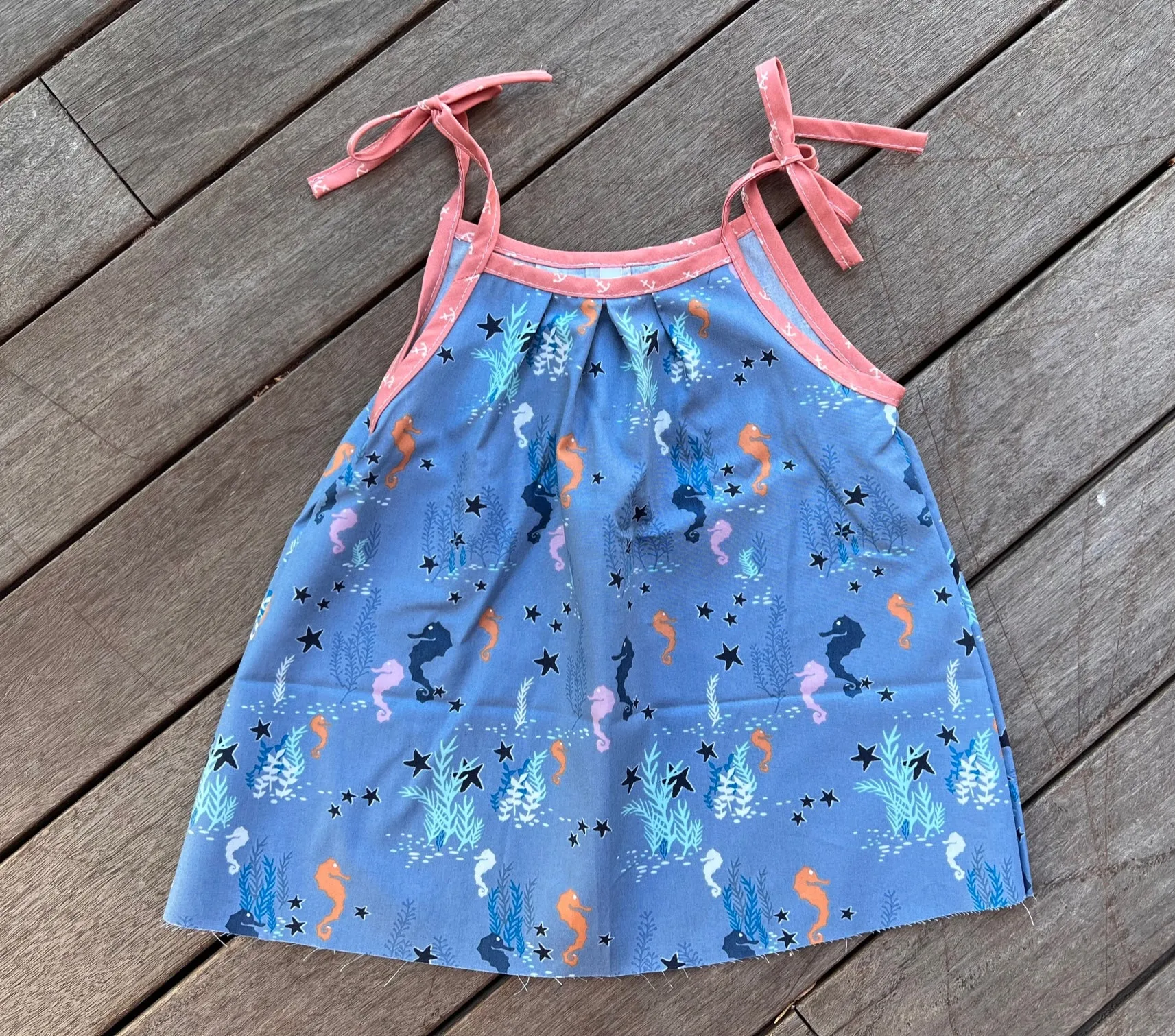 LANI DRESS - Seahorses