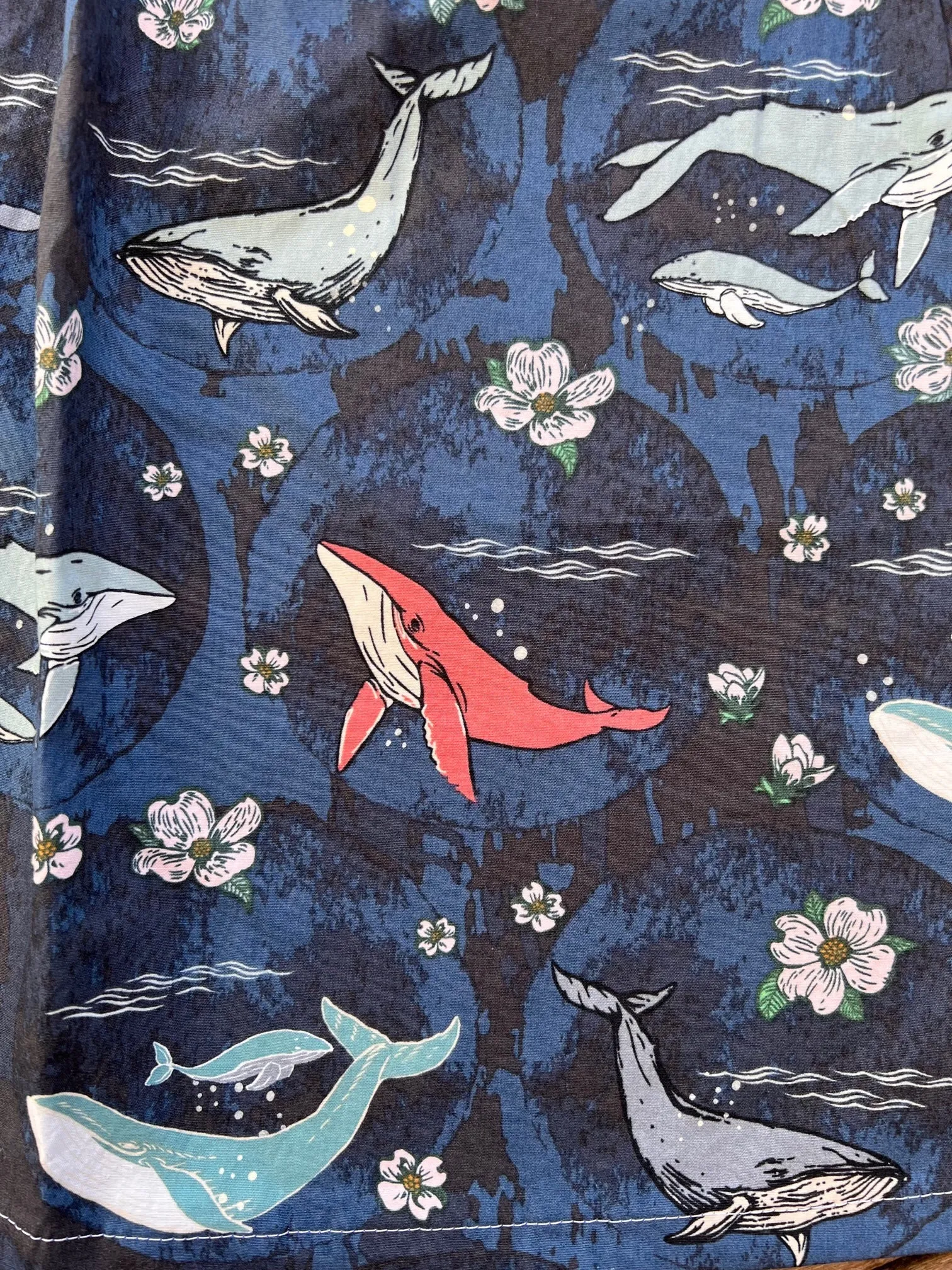 LANI DRESS - WHALES