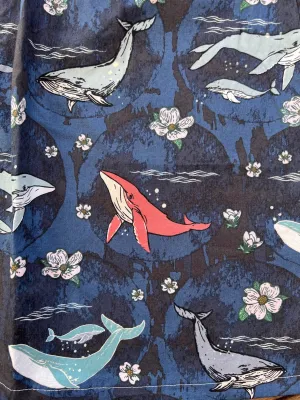 LANI DRESS - WHALES