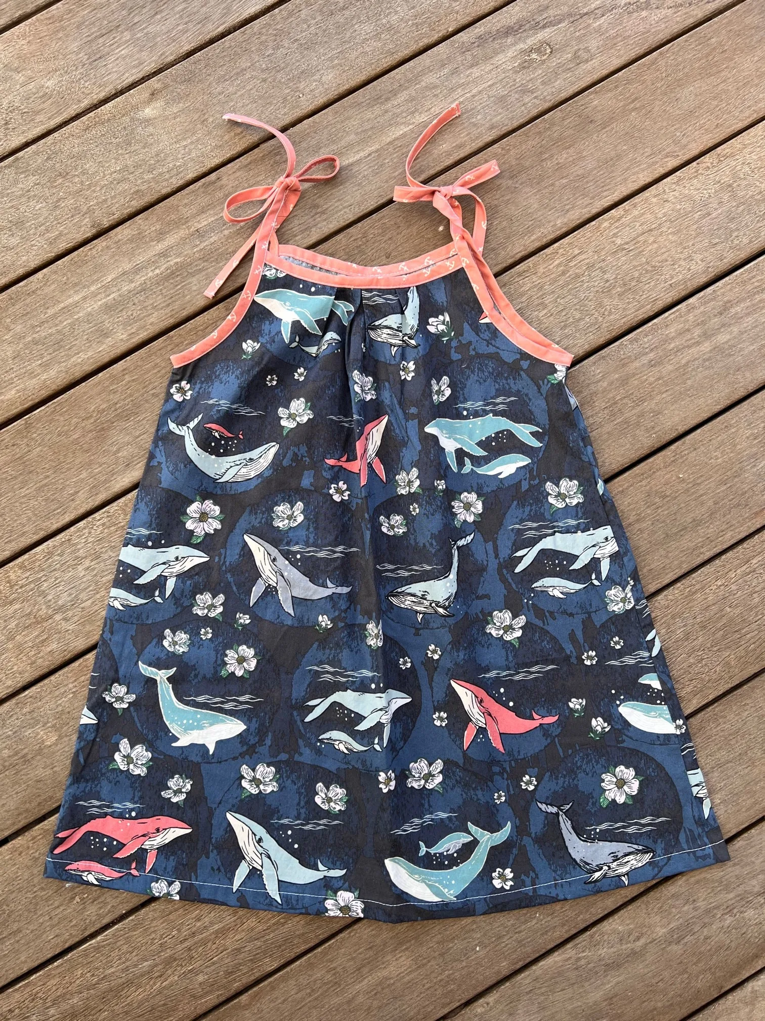 LANI DRESS - WHALES