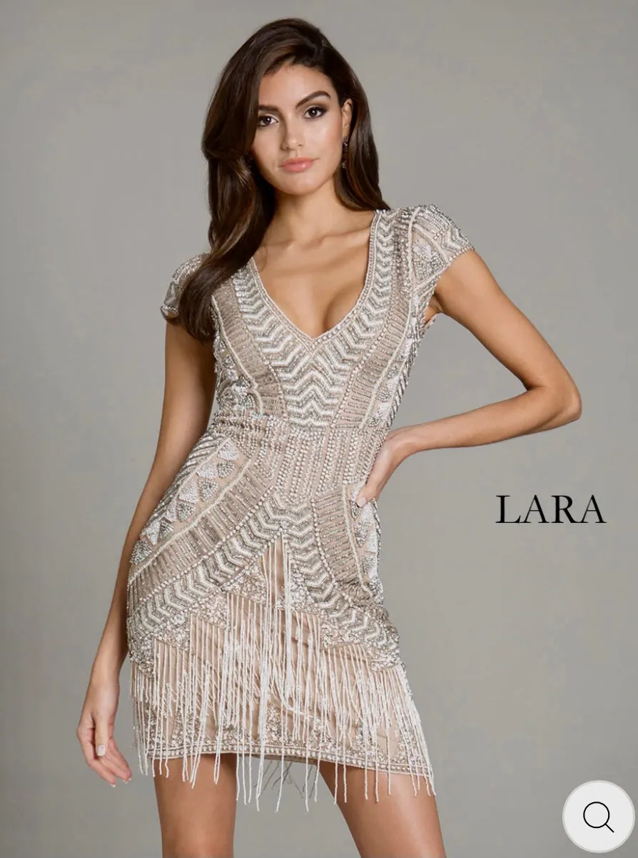 LARA 29889 - EMBELLISHED FITTED COCKTAIL DRESS