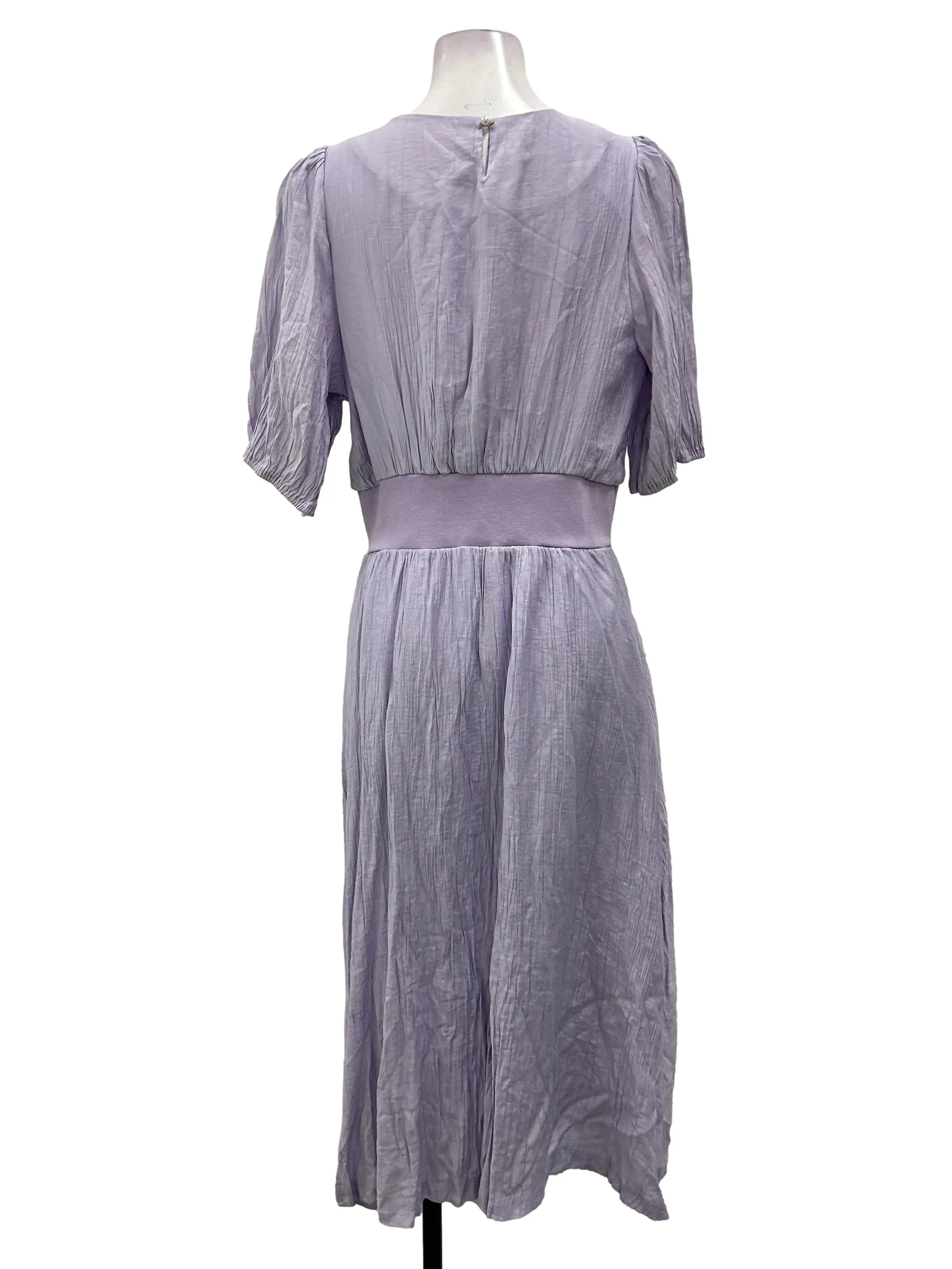 Lilac Pleated Dress