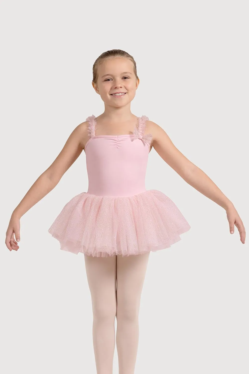 LM51244G - Mirella Miami Frill Strap Girls Tutu Dress