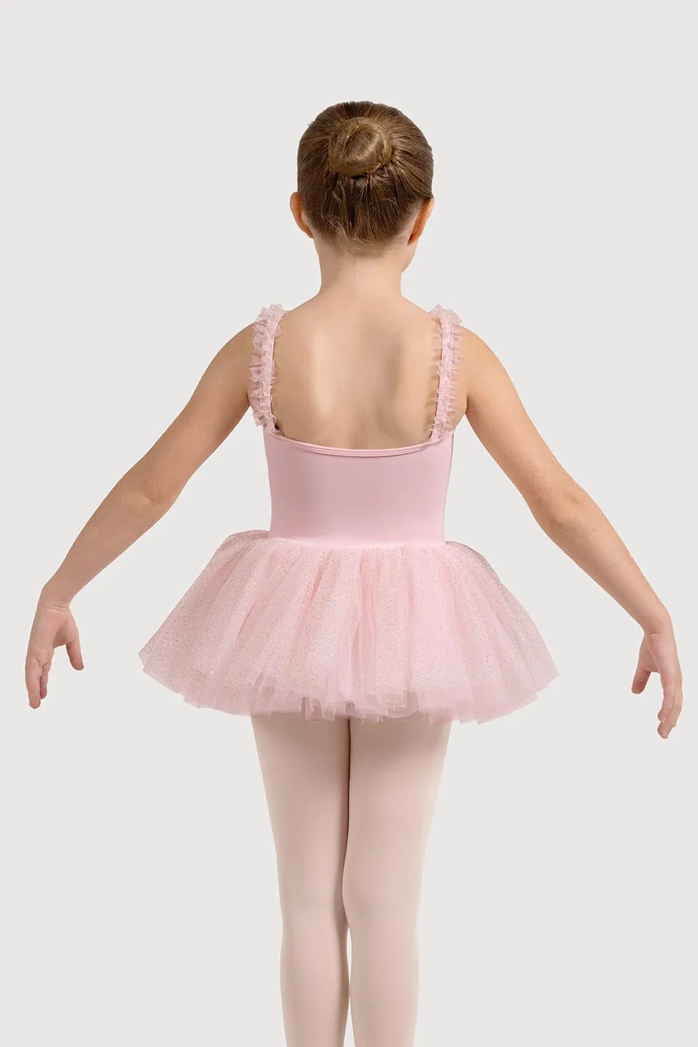LM51244G - Mirella Miami Frill Strap Girls Tutu Dress