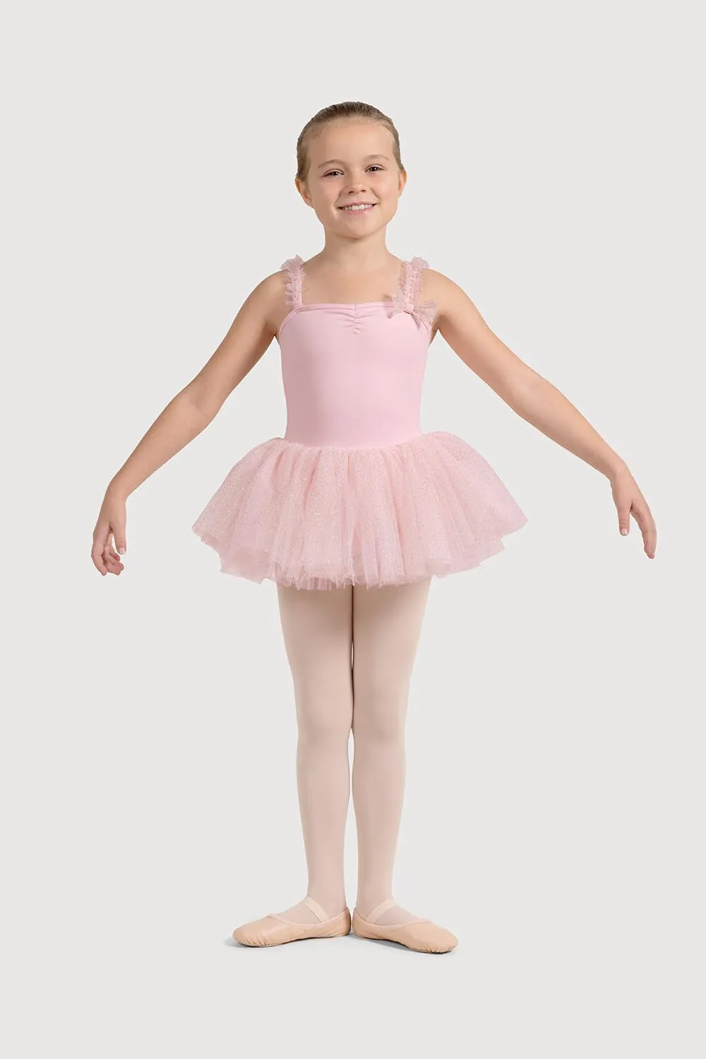LM51244G - Mirella Miami Frill Strap Girls Tutu Dress