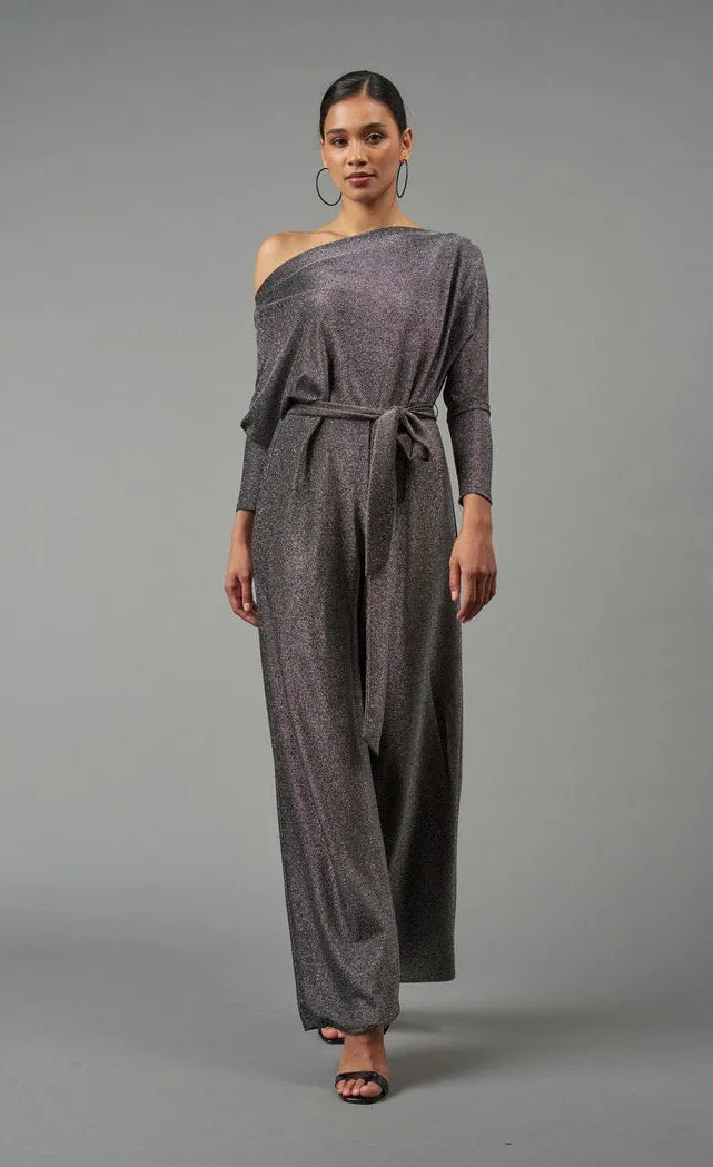 Lola & Sophie Lurex Jersey Jumpsuit
