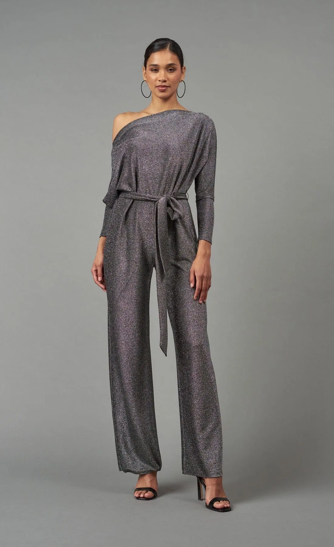 Lola & Sophie Lurex Jersey Jumpsuit