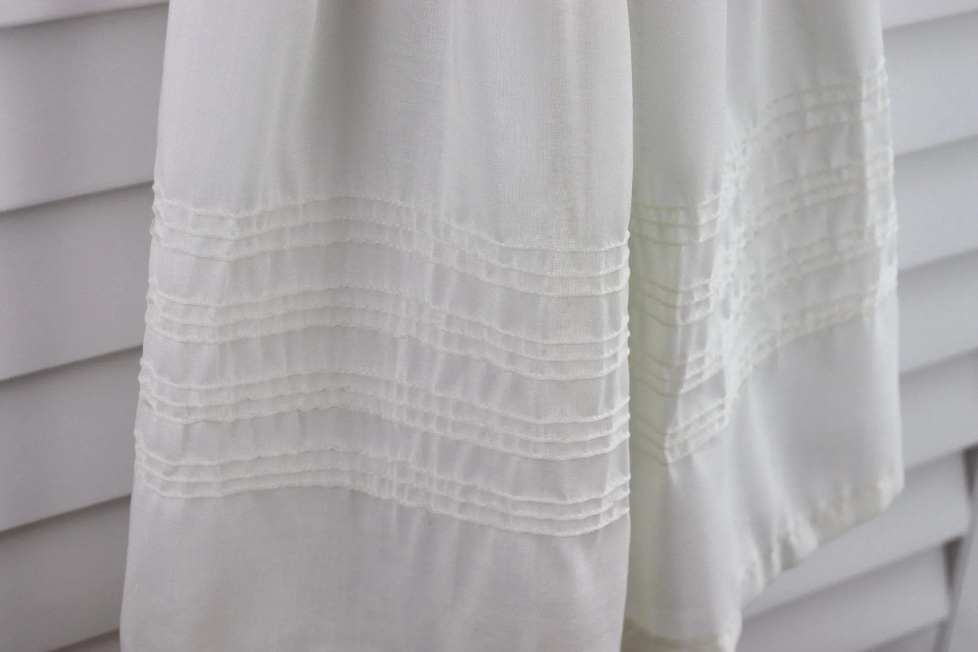 Long  Christening Gown Baby Girl,  Cotton Ivory or White , Long Baptism Gown,  Blessing Dress,  Hand Smocked  Free Personalization