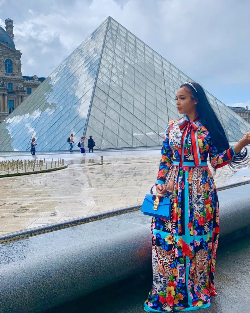 Louvre Bowtie Dress