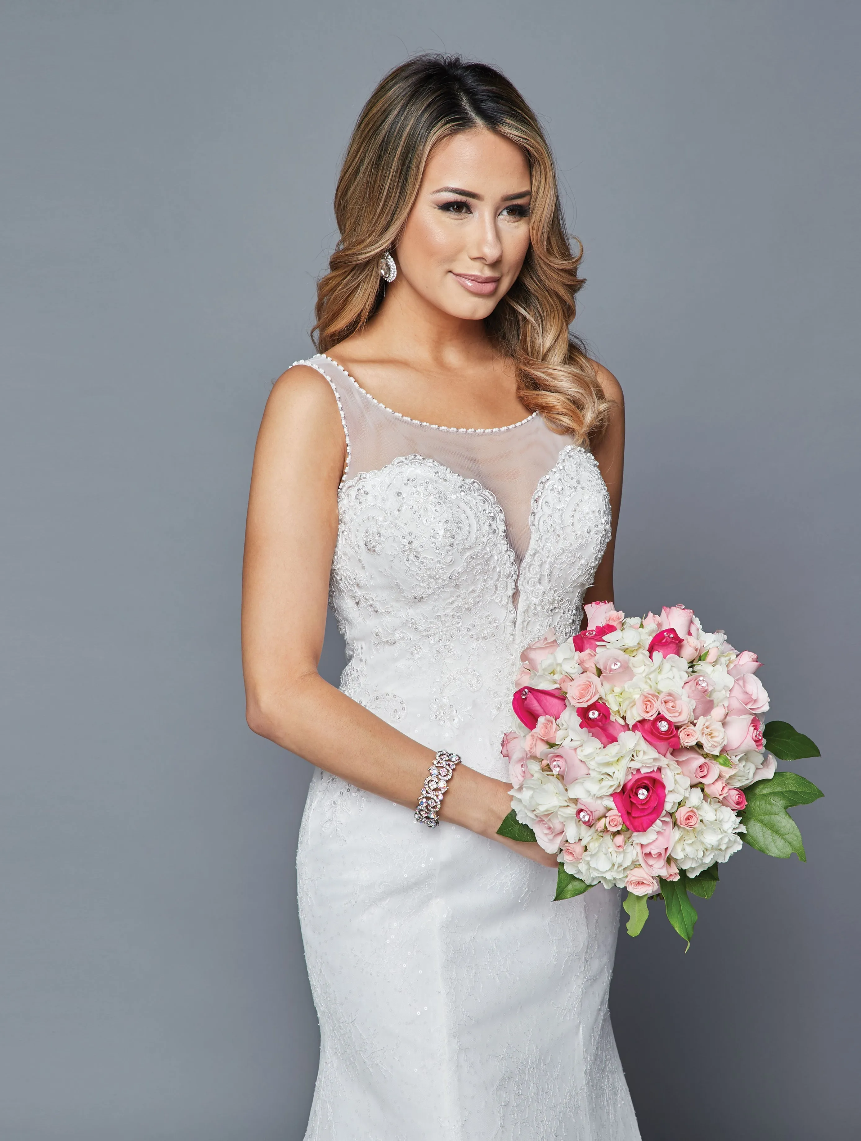 Lovely Wedding Dress Style 411