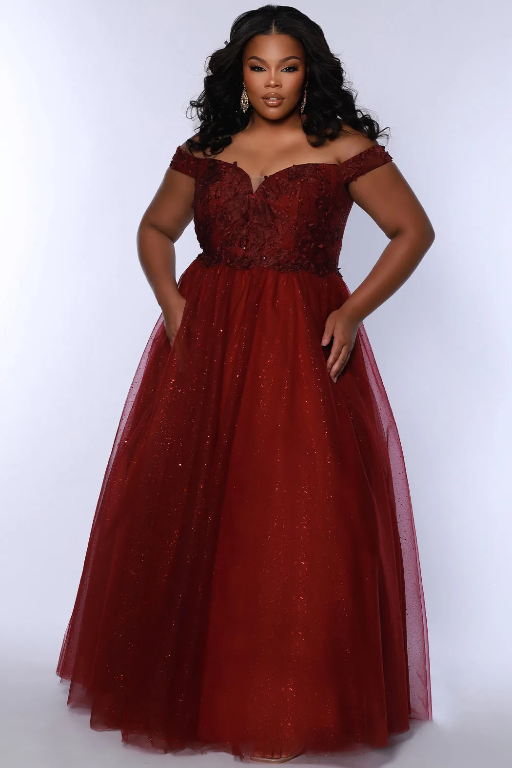 Lovestruck Off-the-Shoulder Ball Gown